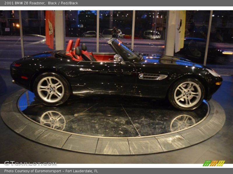 Black / Red/Black 2001 BMW Z8 Roadster