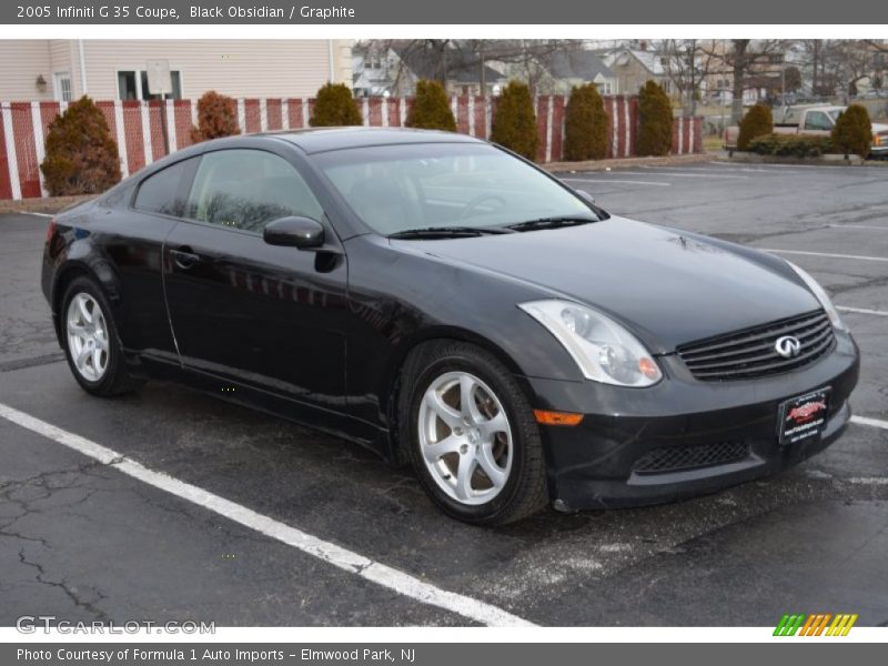 Black Obsidian / Graphite 2005 Infiniti G 35 Coupe