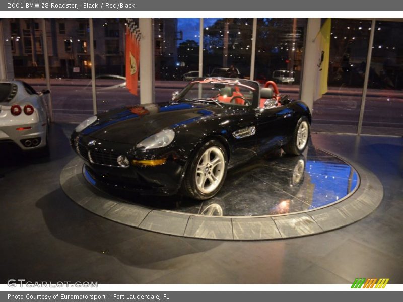 Black / Red/Black 2001 BMW Z8 Roadster