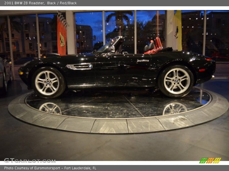 Black / Red/Black 2001 BMW Z8 Roadster