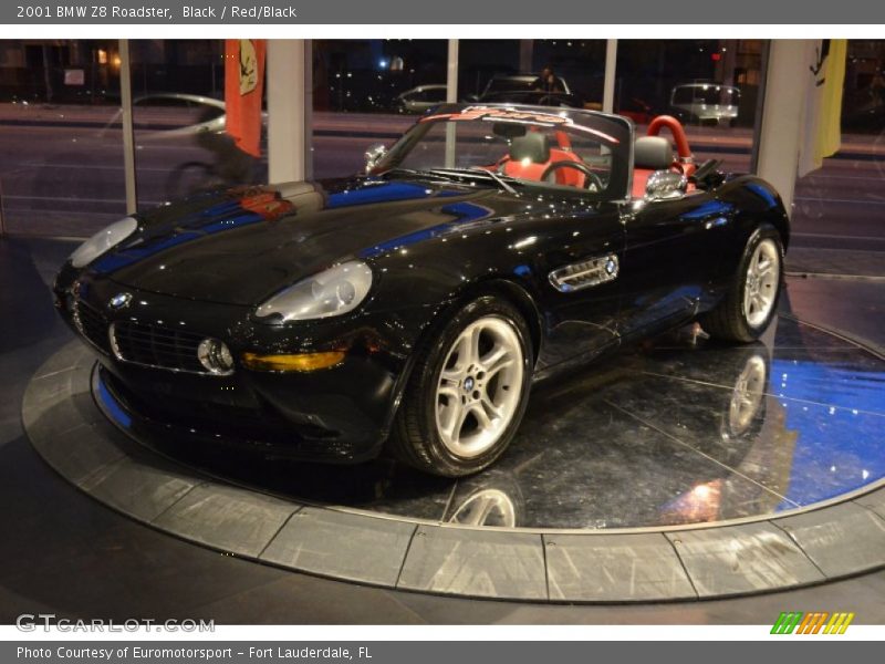 Black / Red/Black 2001 BMW Z8 Roadster