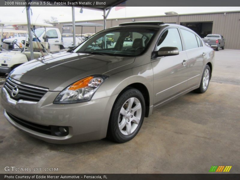 Pebble Beach Metallic / Blond 2008 Nissan Altima 3.5 SL