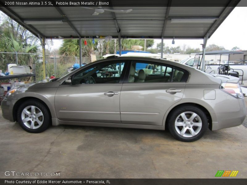 Pebble Beach Metallic / Blond 2008 Nissan Altima 3.5 SL