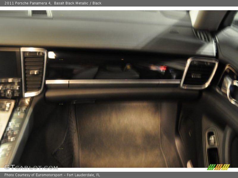 Basalt Black Metallic / Black 2011 Porsche Panamera 4
