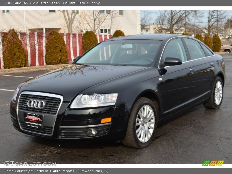 Brilliant Black / Ebony 2006 Audi A6 4.2 quattro Sedan