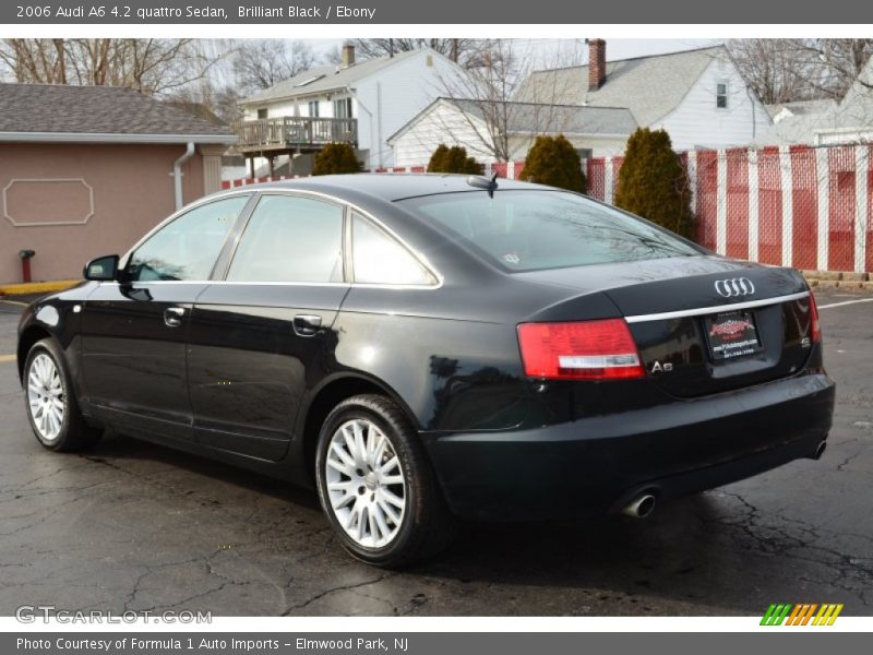 Brilliant Black / Ebony 2006 Audi A6 4.2 quattro Sedan