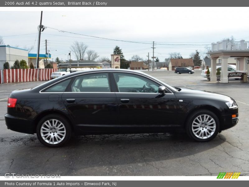 Brilliant Black / Ebony 2006 Audi A6 4.2 quattro Sedan