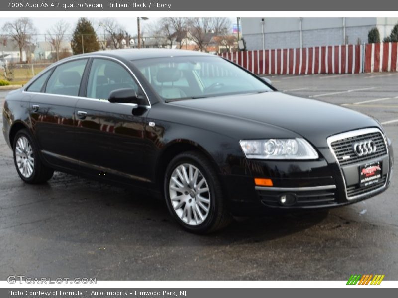 Brilliant Black / Ebony 2006 Audi A6 4.2 quattro Sedan