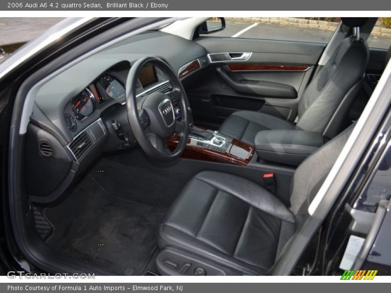 Brilliant Black / Ebony 2006 Audi A6 4.2 quattro Sedan