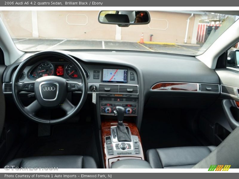 Brilliant Black / Ebony 2006 Audi A6 4.2 quattro Sedan
