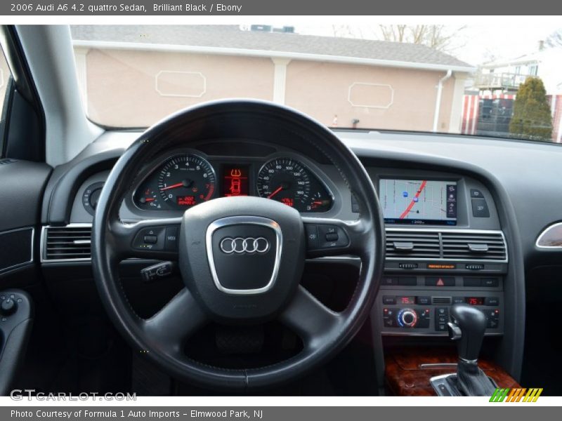 Brilliant Black / Ebony 2006 Audi A6 4.2 quattro Sedan
