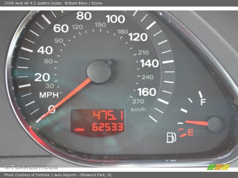 Brilliant Black / Ebony 2006 Audi A6 4.2 quattro Sedan