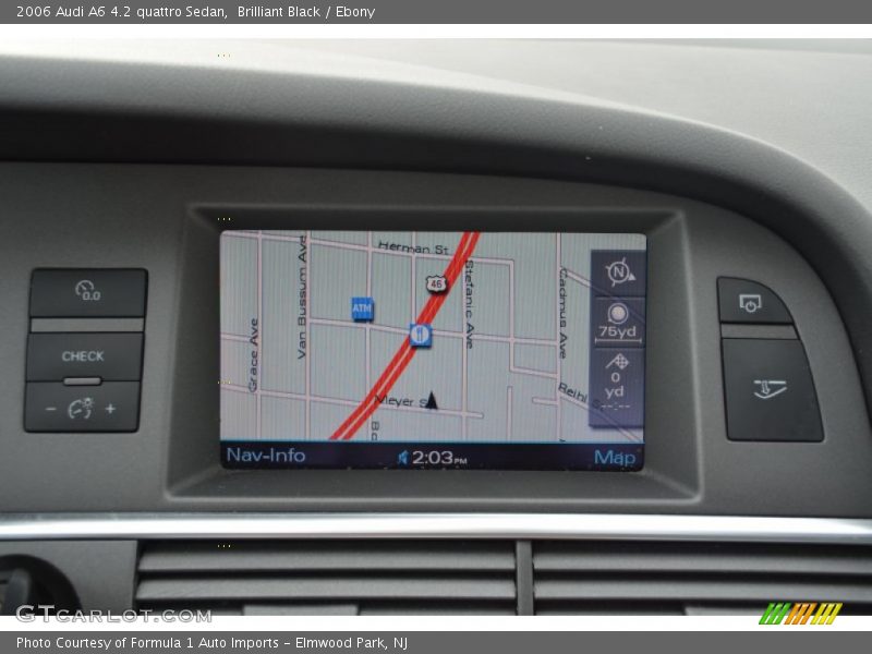 Brilliant Black / Ebony 2006 Audi A6 4.2 quattro Sedan