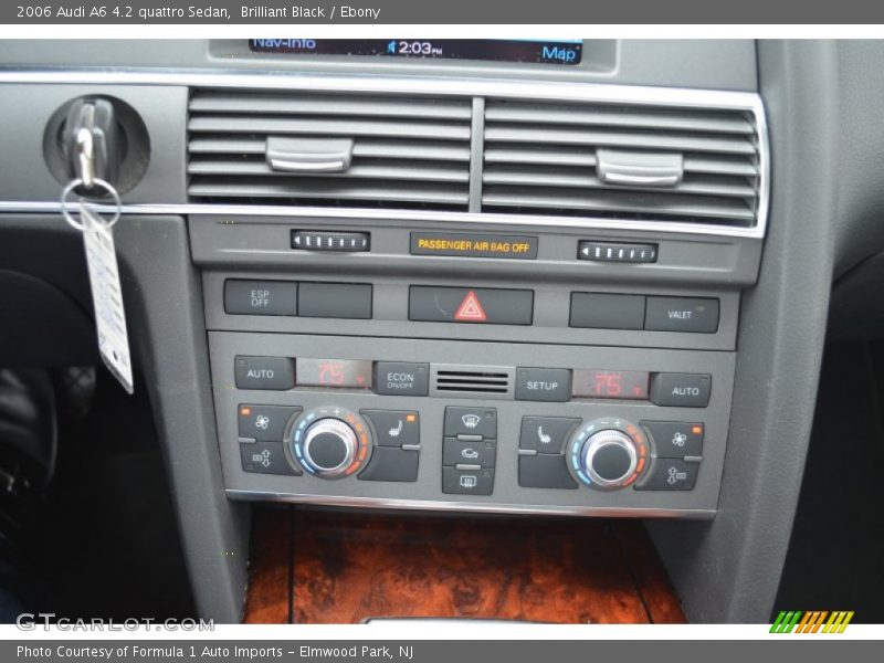 Brilliant Black / Ebony 2006 Audi A6 4.2 quattro Sedan