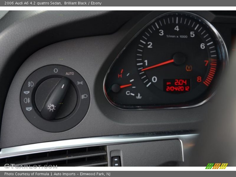 Brilliant Black / Ebony 2006 Audi A6 4.2 quattro Sedan
