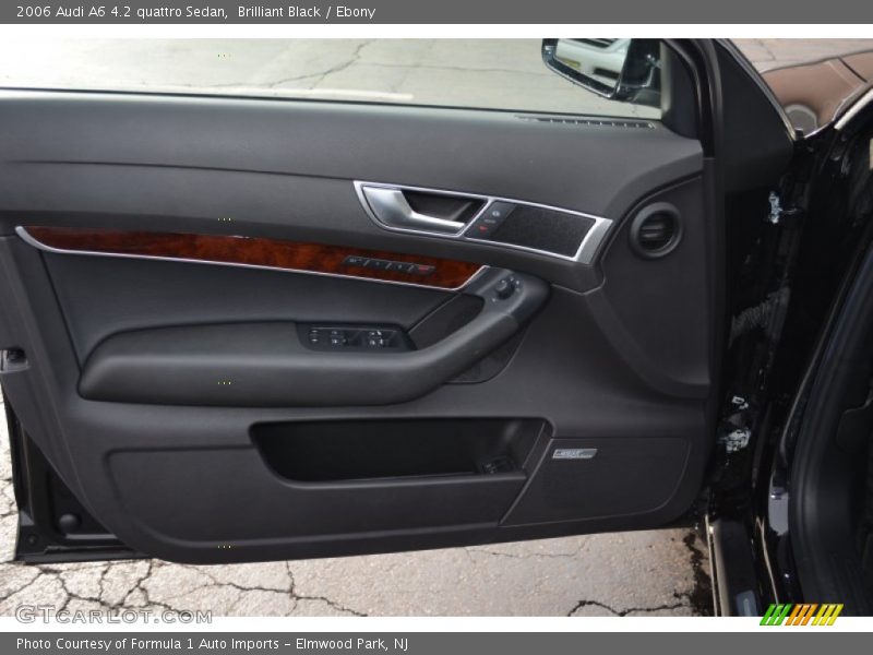 Brilliant Black / Ebony 2006 Audi A6 4.2 quattro Sedan
