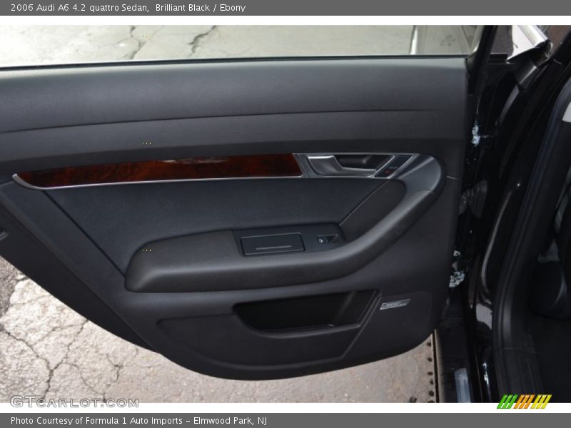 Brilliant Black / Ebony 2006 Audi A6 4.2 quattro Sedan