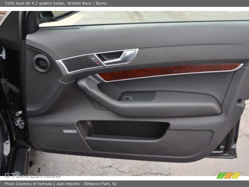 Brilliant Black / Ebony 2006 Audi A6 4.2 quattro Sedan