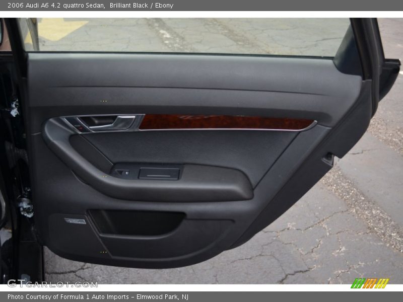 Brilliant Black / Ebony 2006 Audi A6 4.2 quattro Sedan