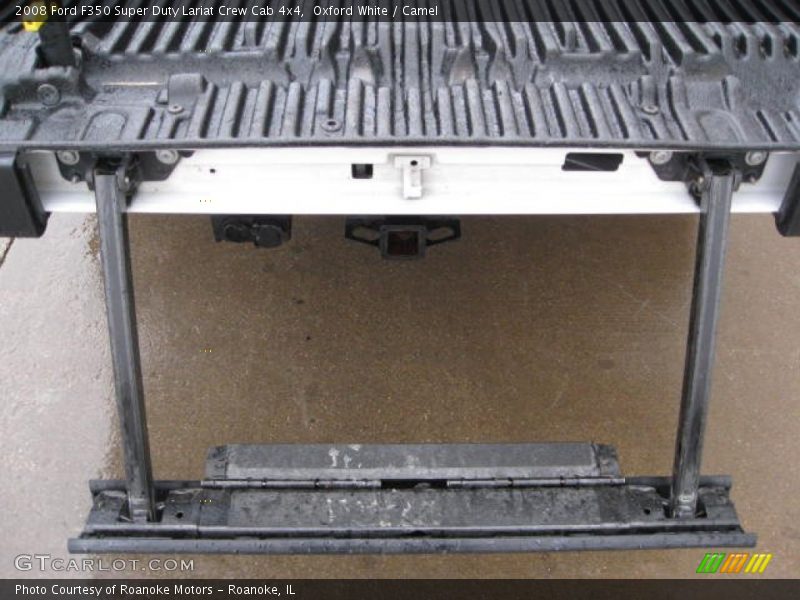 Oxford White / Camel 2008 Ford F350 Super Duty Lariat Crew Cab 4x4
