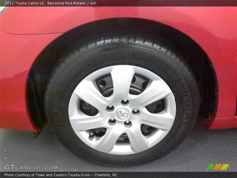Barcelona Red Metallic / Ash 2011 Toyota Camry LE