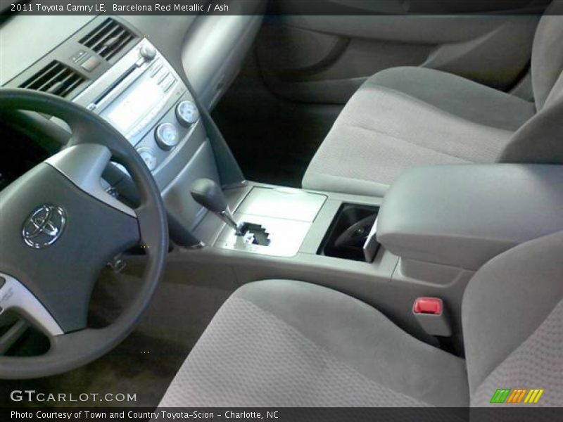Barcelona Red Metallic / Ash 2011 Toyota Camry LE