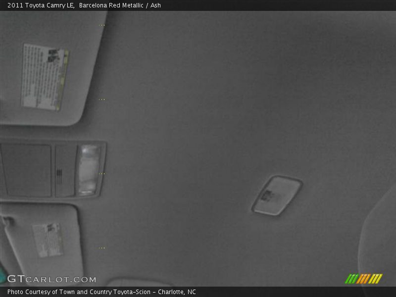 Barcelona Red Metallic / Ash 2011 Toyota Camry LE