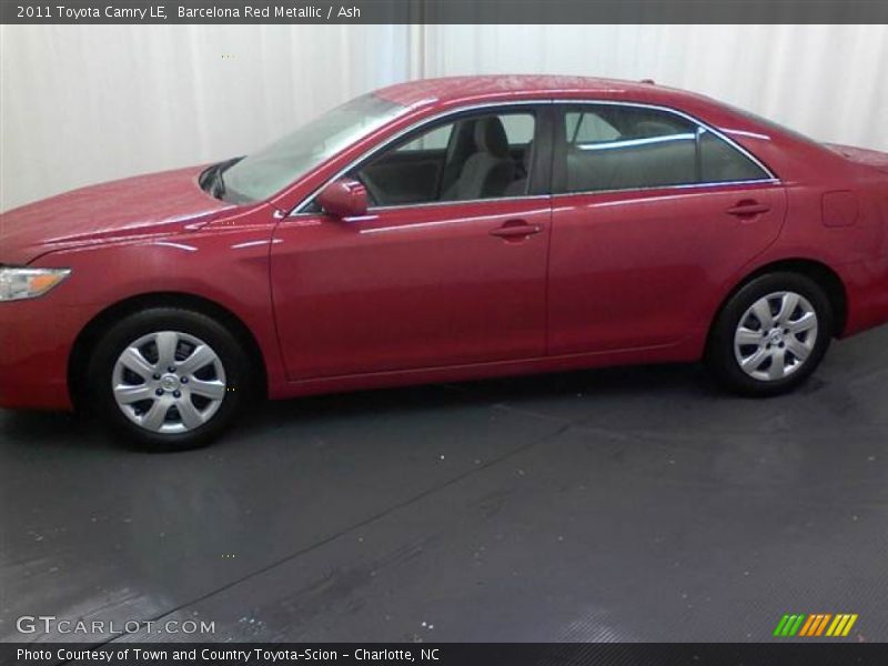 Barcelona Red Metallic / Ash 2011 Toyota Camry LE