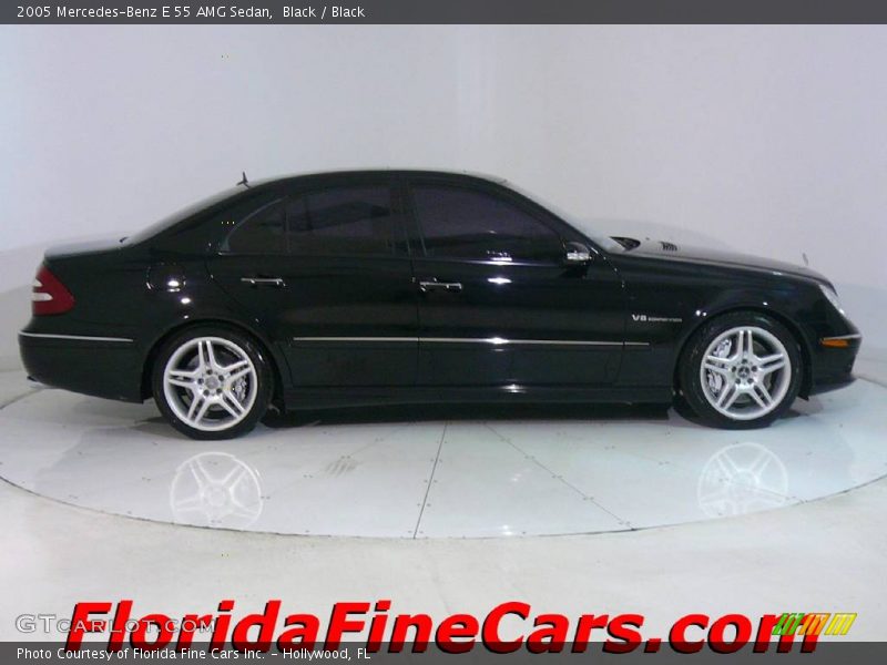 Black / Black 2005 Mercedes-Benz E 55 AMG Sedan