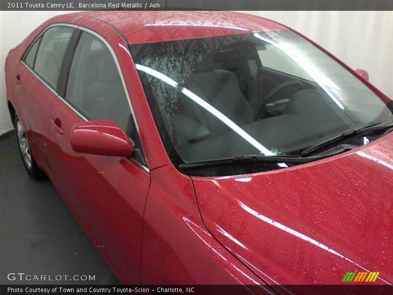 Barcelona Red Metallic / Ash 2011 Toyota Camry LE