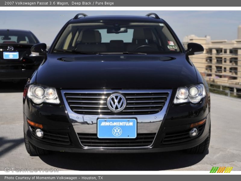 Deep Black / Pure Beige 2007 Volkswagen Passat 3.6 Wagon