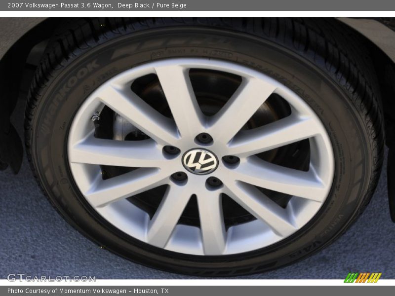 Deep Black / Pure Beige 2007 Volkswagen Passat 3.6 Wagon
