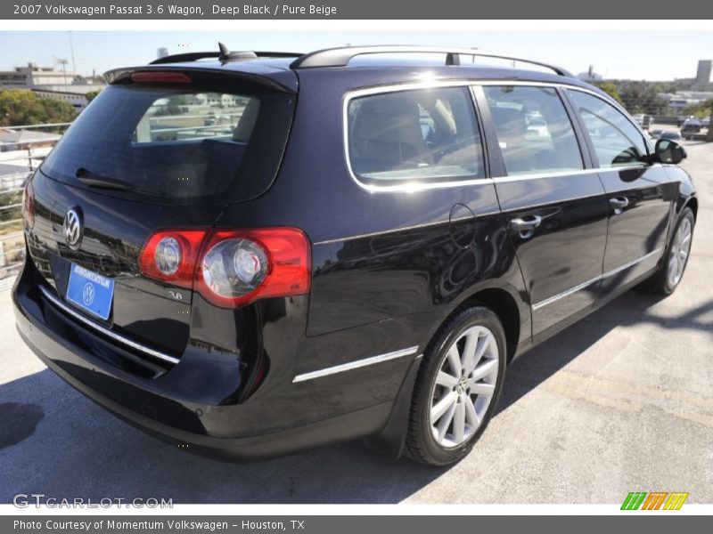 Deep Black / Pure Beige 2007 Volkswagen Passat 3.6 Wagon