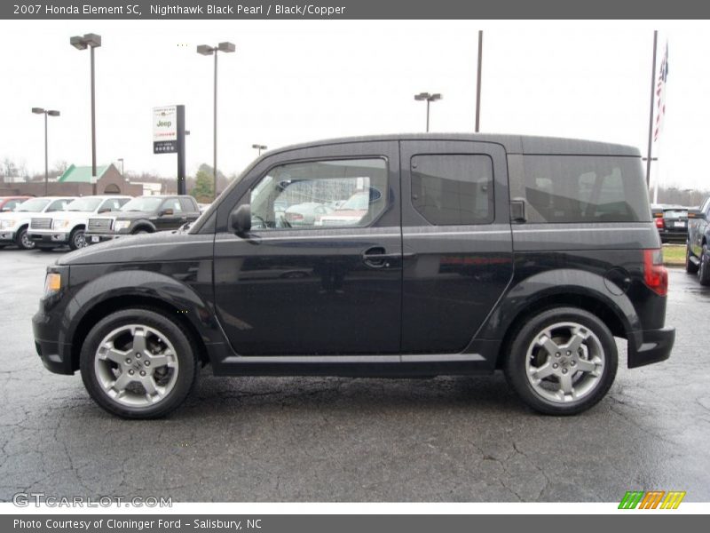 Nighthawk Black Pearl / Black/Copper 2007 Honda Element SC