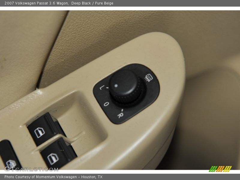 Deep Black / Pure Beige 2007 Volkswagen Passat 3.6 Wagon