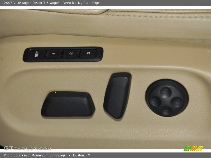 Deep Black / Pure Beige 2007 Volkswagen Passat 3.6 Wagon
