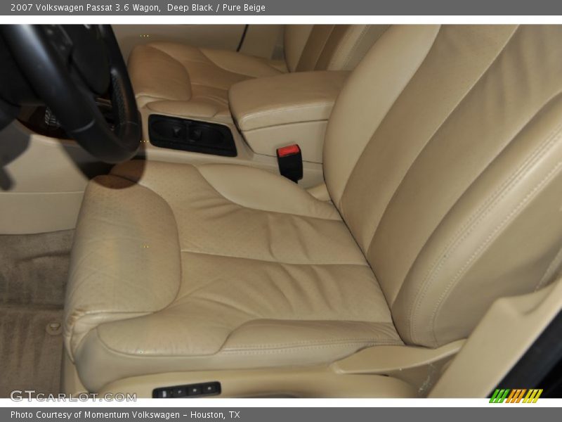 Deep Black / Pure Beige 2007 Volkswagen Passat 3.6 Wagon