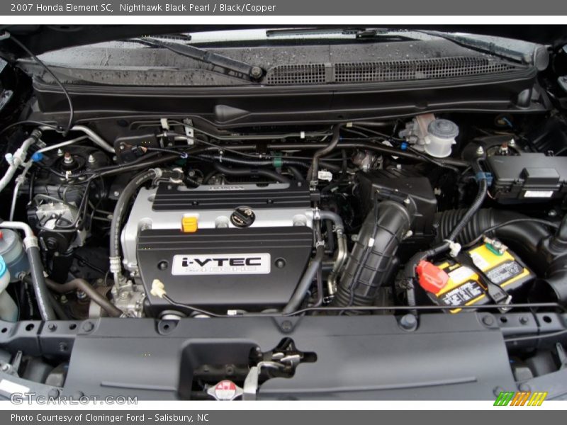  2007 Element SC Engine - 2.4L DOHC 16V i-VTEC 4 Cylinder