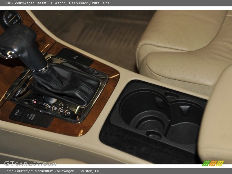 Deep Black / Pure Beige 2007 Volkswagen Passat 3.6 Wagon