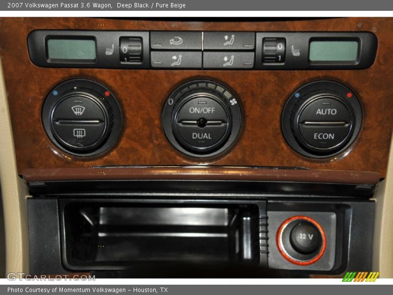 Deep Black / Pure Beige 2007 Volkswagen Passat 3.6 Wagon