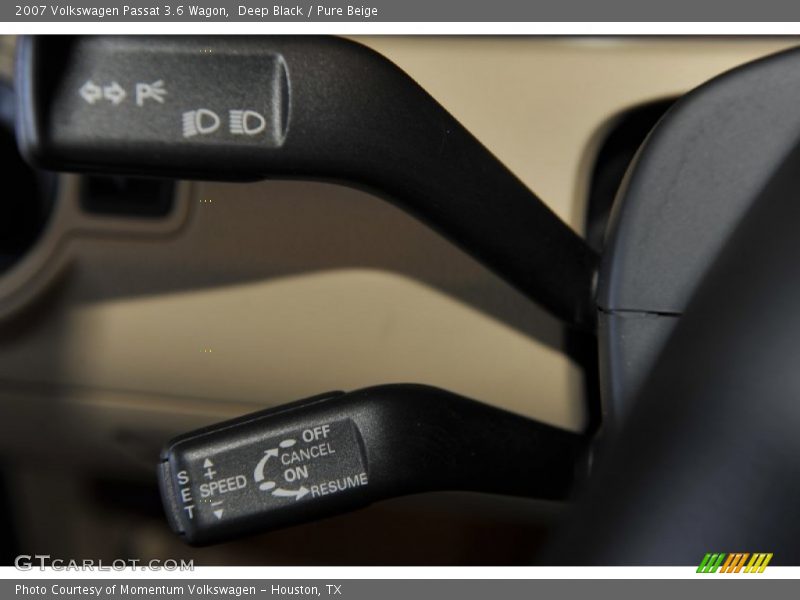 Deep Black / Pure Beige 2007 Volkswagen Passat 3.6 Wagon