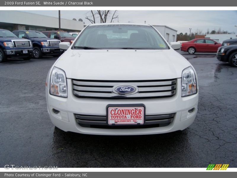 White Suede / Charcoal Black 2009 Ford Fusion SE