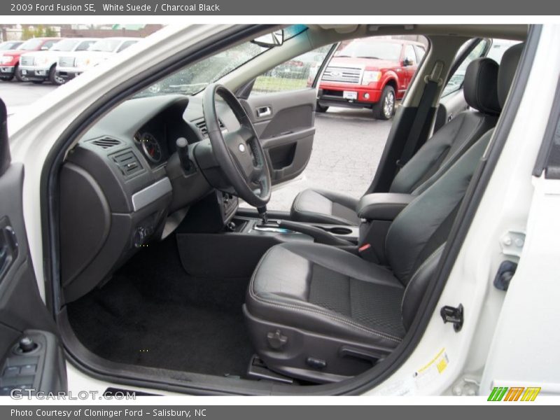 White Suede / Charcoal Black 2009 Ford Fusion SE