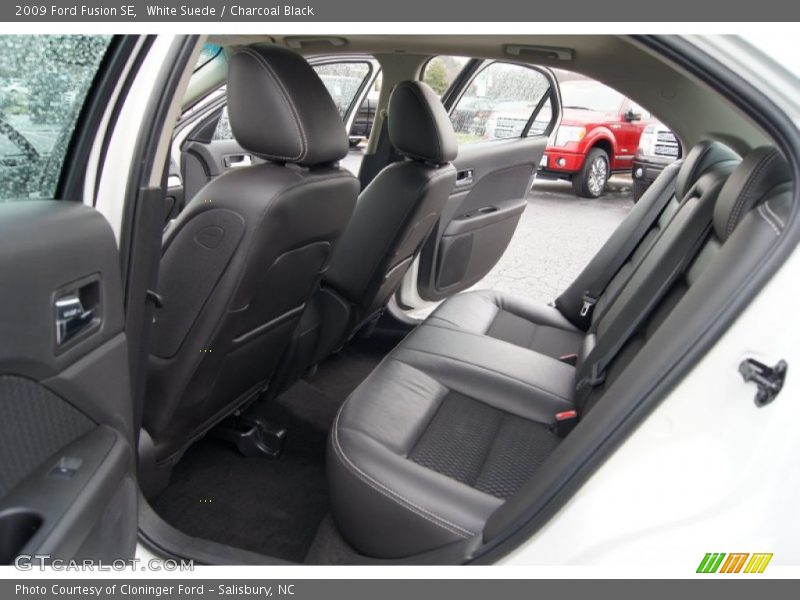 White Suede / Charcoal Black 2009 Ford Fusion SE