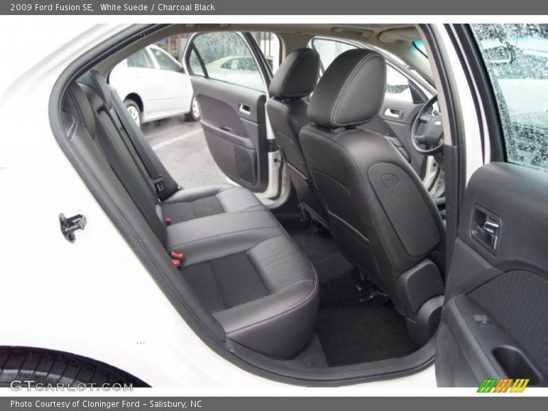 White Suede / Charcoal Black 2009 Ford Fusion SE