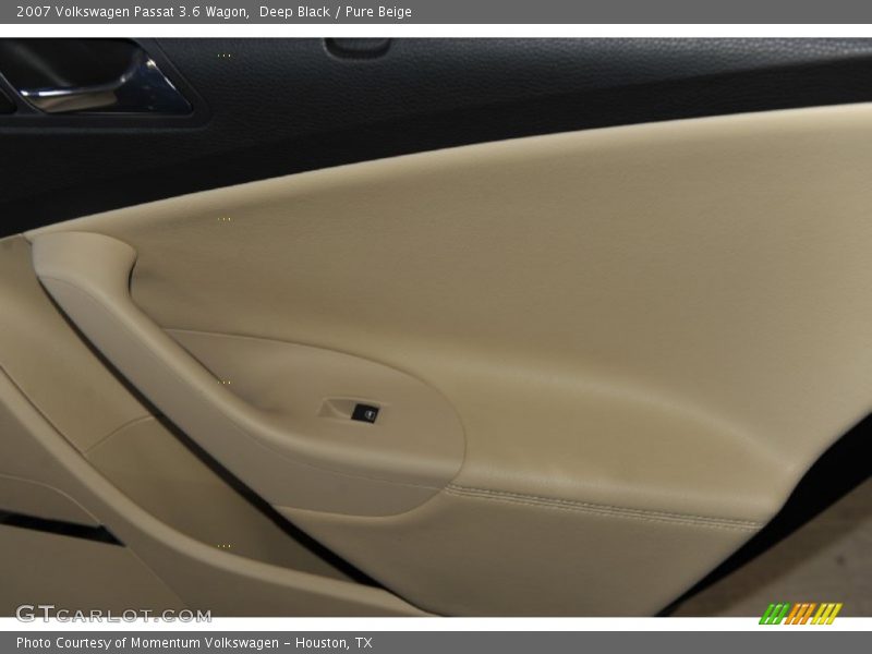 Deep Black / Pure Beige 2007 Volkswagen Passat 3.6 Wagon