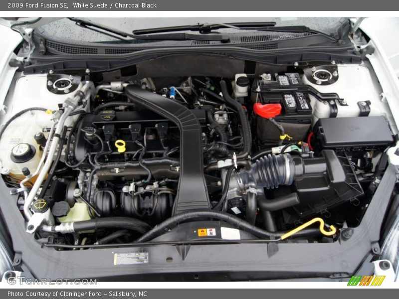 White Suede / Charcoal Black 2009 Ford Fusion SE