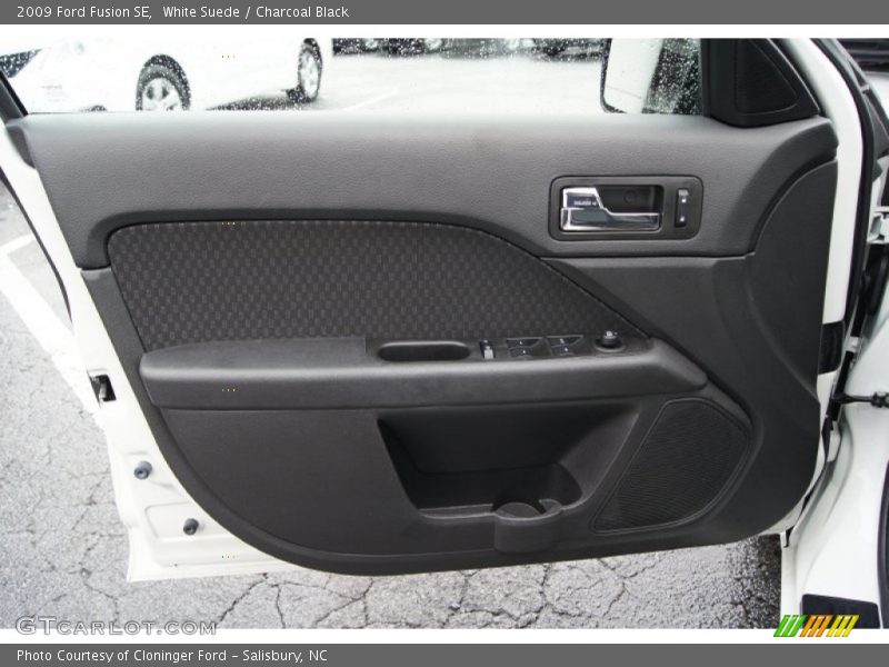 White Suede / Charcoal Black 2009 Ford Fusion SE
