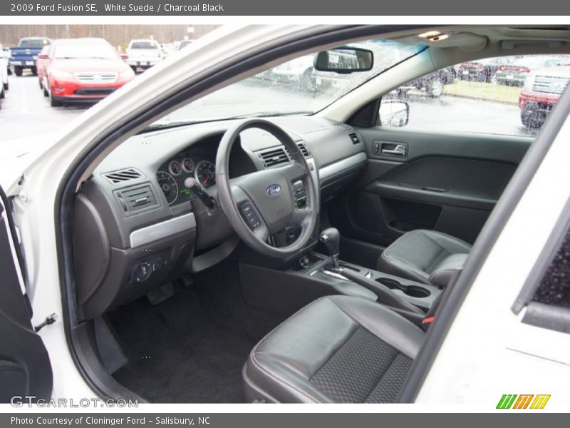 White Suede / Charcoal Black 2009 Ford Fusion SE