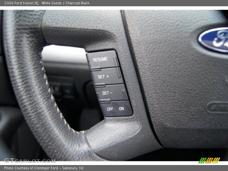 White Suede / Charcoal Black 2009 Ford Fusion SE